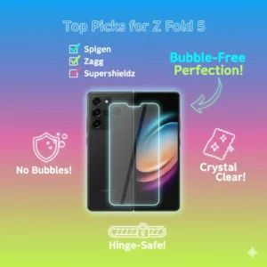 Best Screen Protector for Samsung Z Fold 5 That Doesn't Bubble