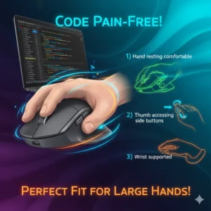 Best Wireless Mouse for Large Hands Palm Grip Programming