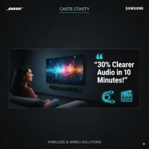 Case study result of a home theater audio upgrade.