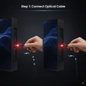 For the best audio quality without ARC, a digital optical connection is the recommended method.