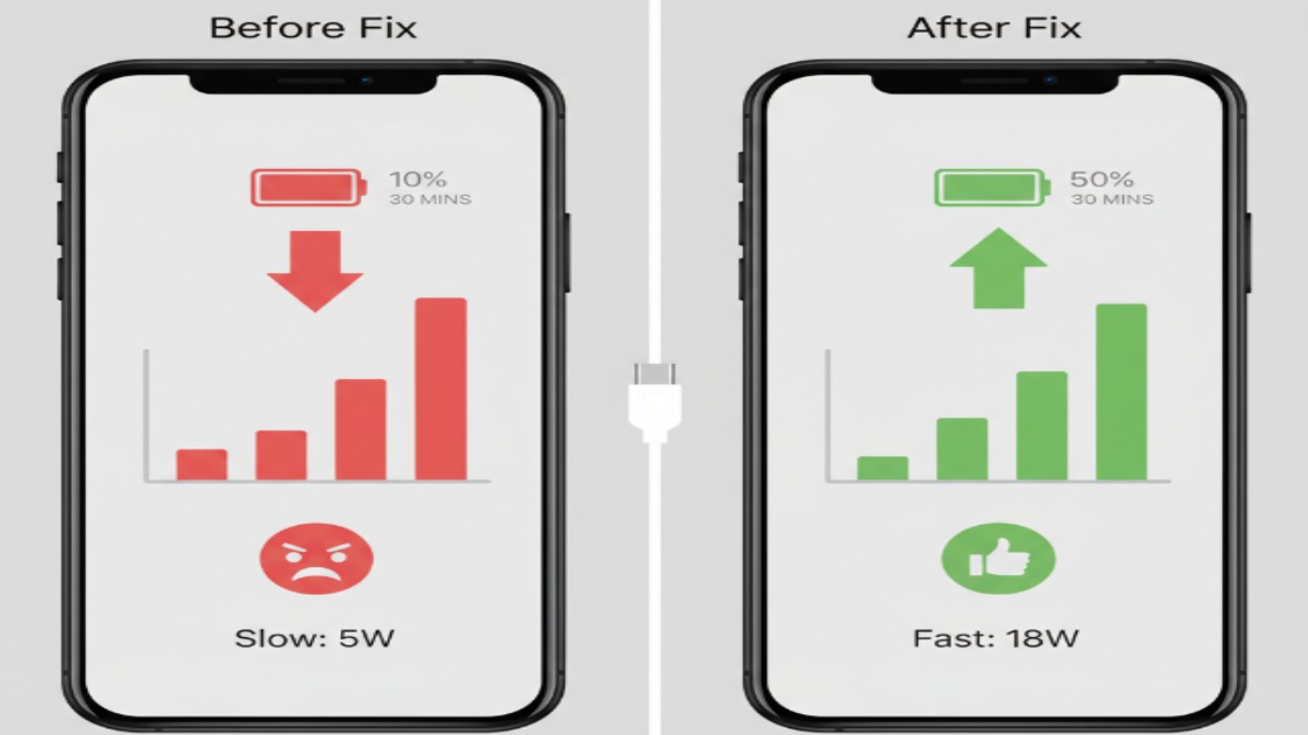 My Phone Says Charging Slowly Notification