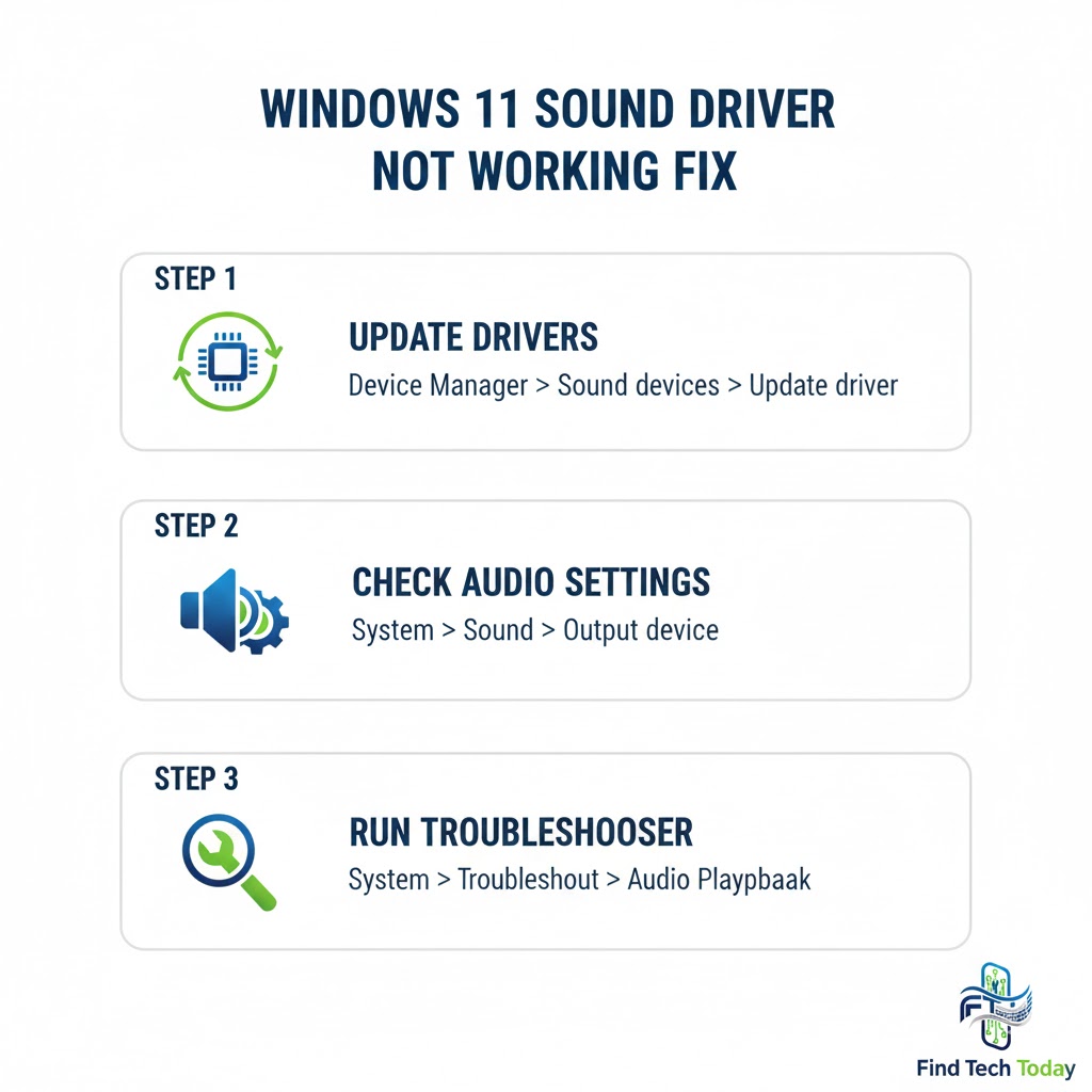 Fix Audio Driver Issues in Windows 11