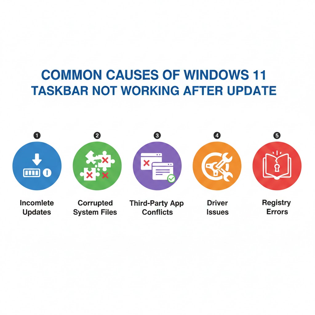 Windows 11 Taskbar Frozen After Update