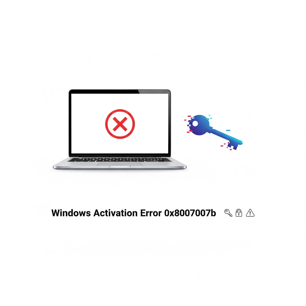 Windows Activation Failed 0x8007007b