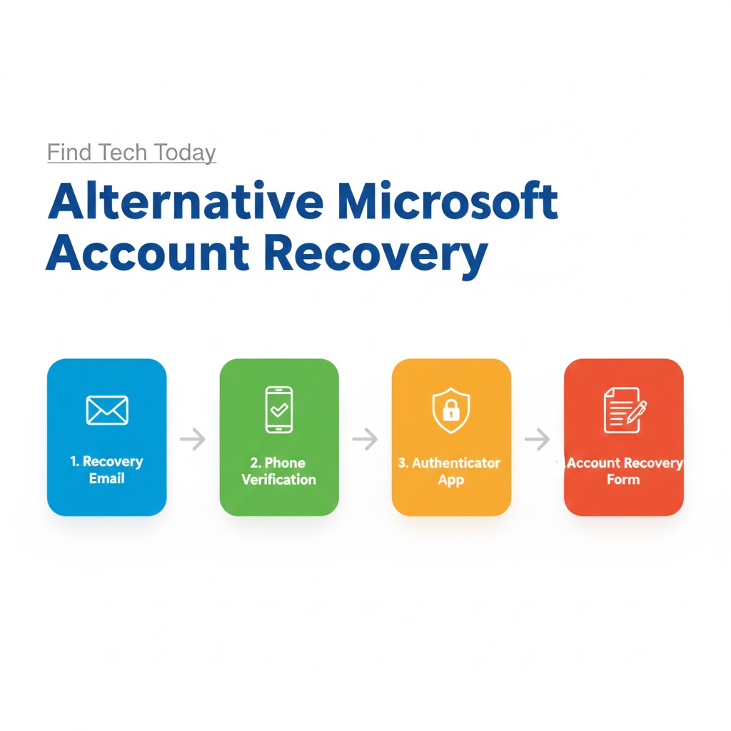 Microsoft account recovery methods