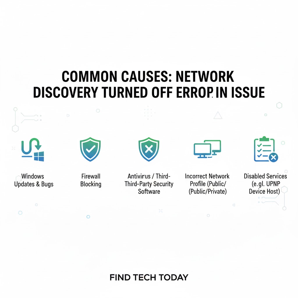 Enable Network Discovery Windows Error Fix
