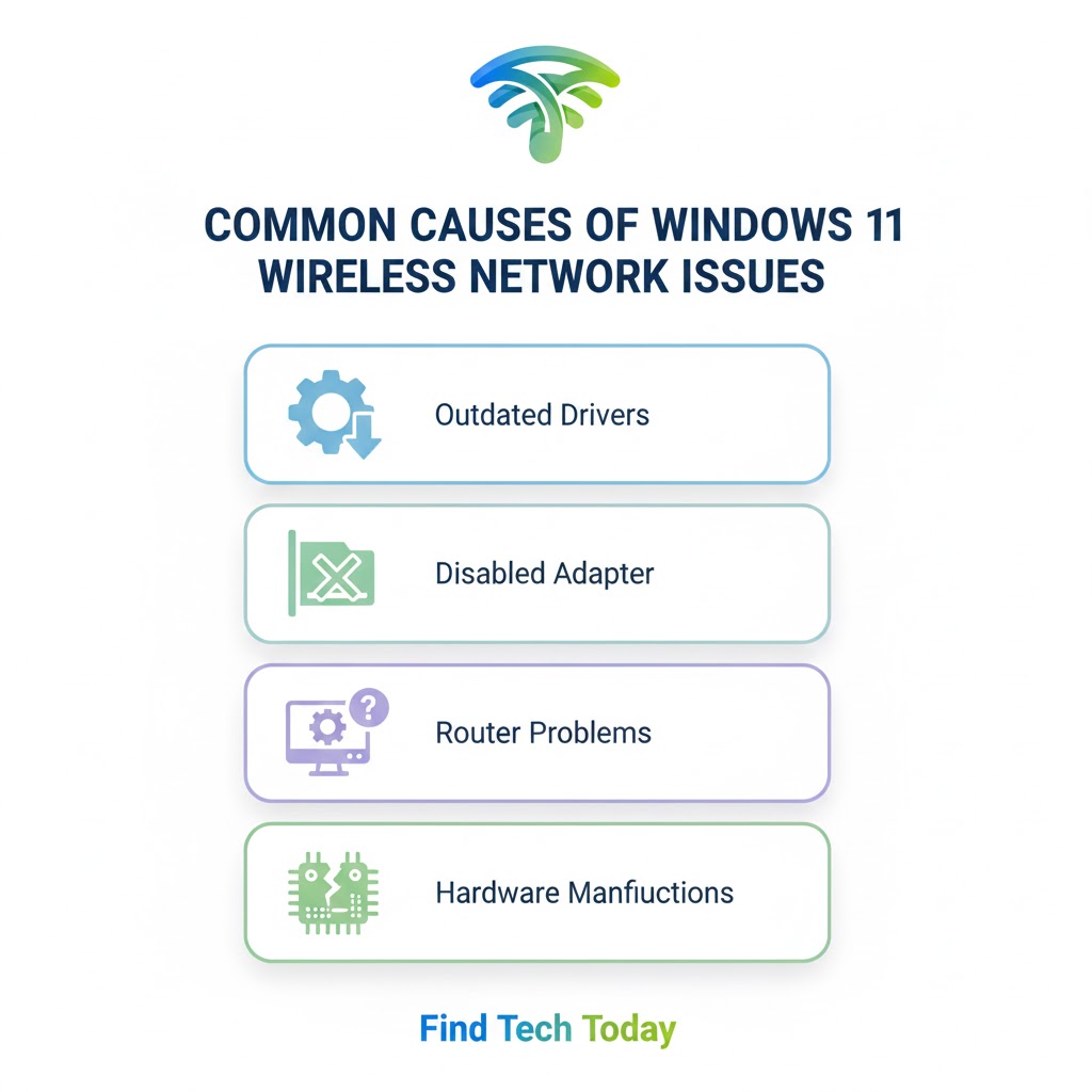 Windows 11 WiFi issues causes
