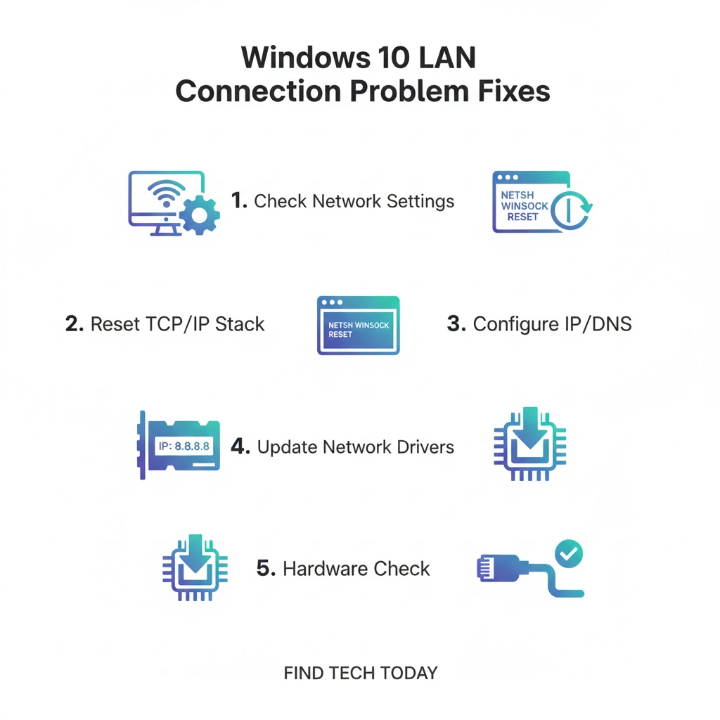 Windows 10 LAN Connection Problem Fix