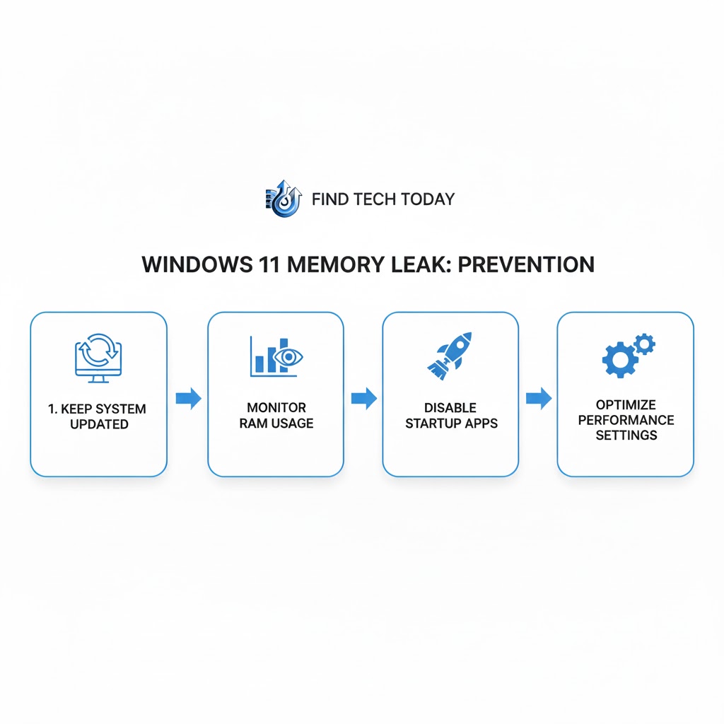 Prevention tips for Windows 11 memory leaks