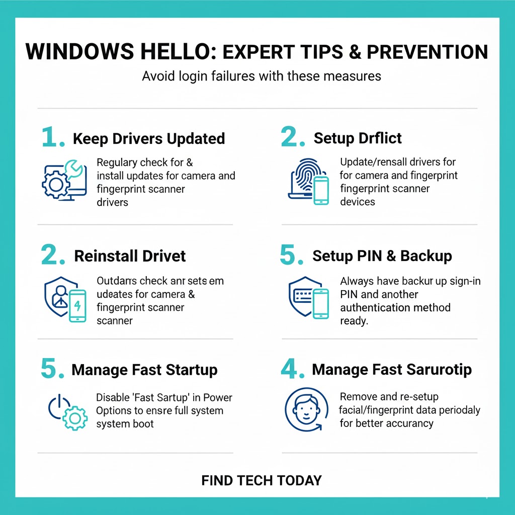 Expert tips to prevent Windows Hello failures