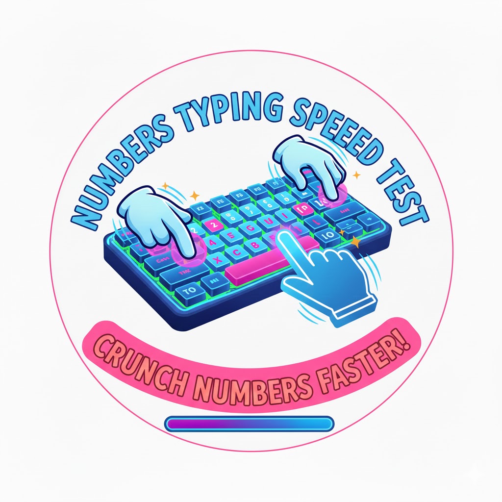 Numbers Typing Speed Test