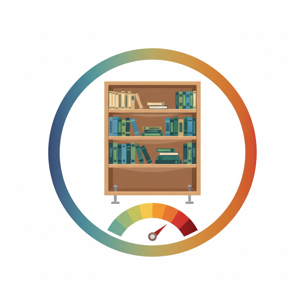 Bookcase Adjustable Shelf Load Tool