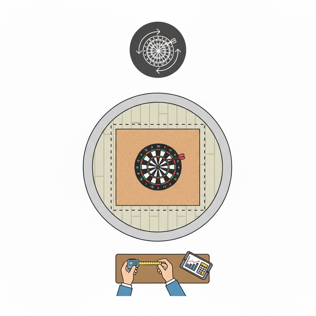 Dart Board Backboard Material Estimator