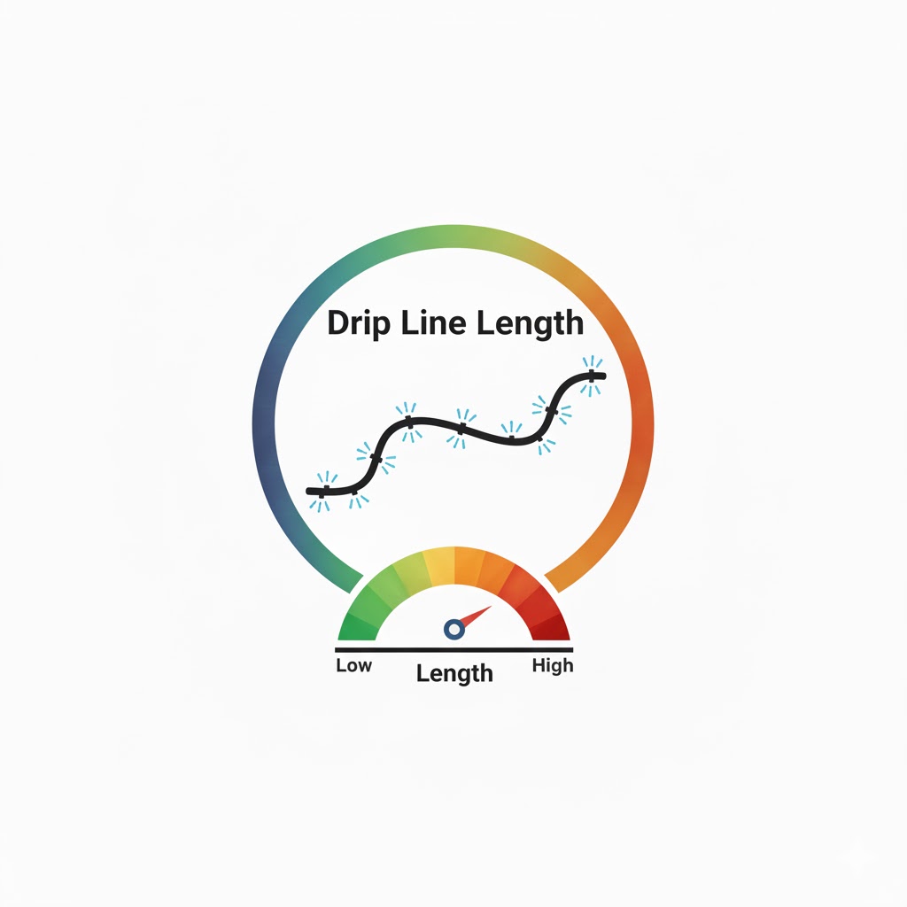 Drip Line Length Estimator