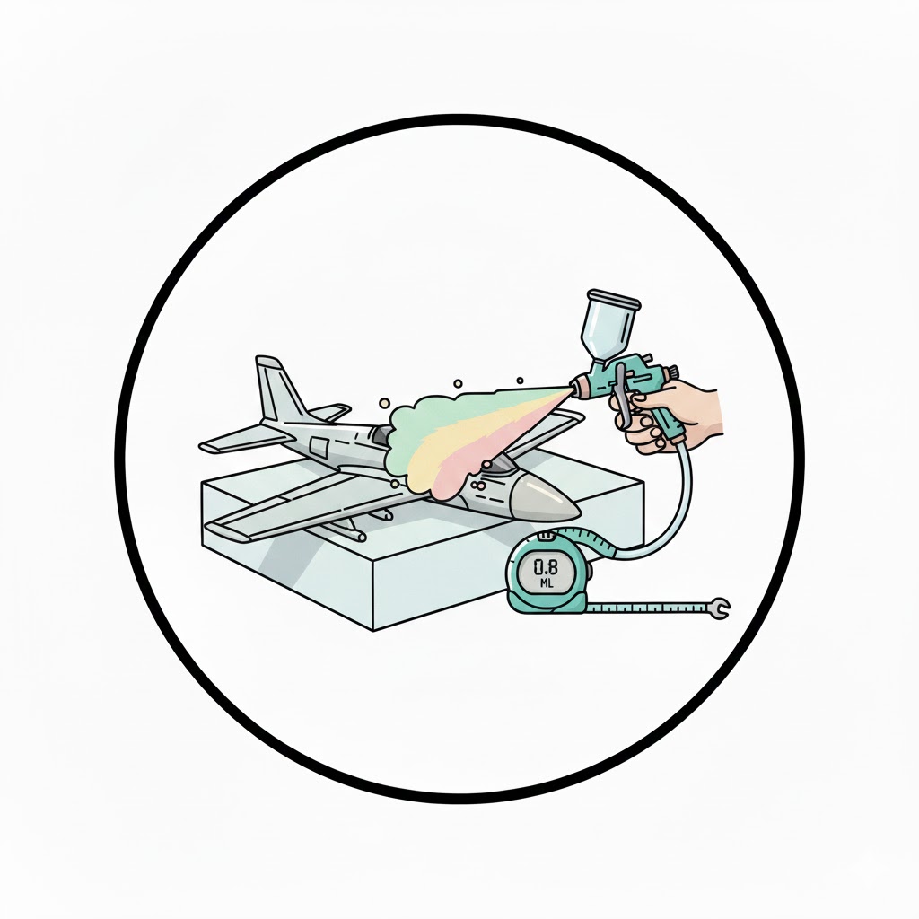 Model Kit Paint Quantity Estimator