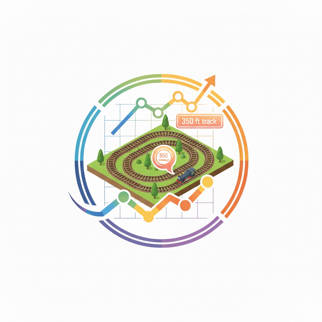 Model Train Layout Track Length Tool
