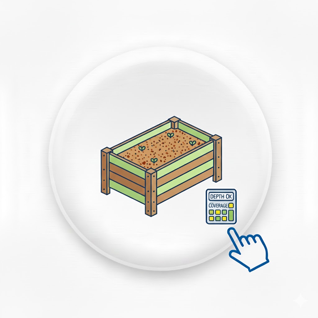 Mulch Coverage Depth Tool