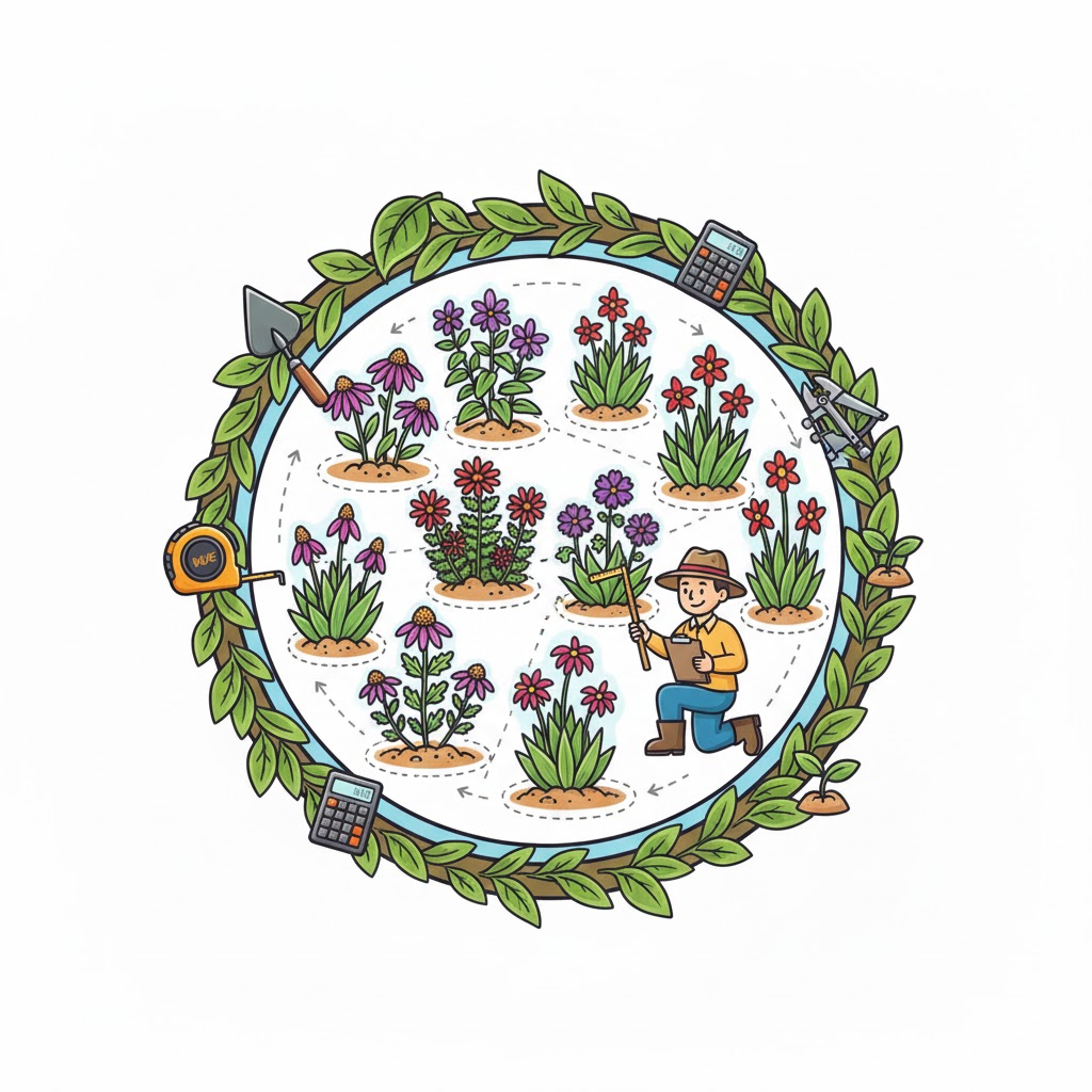 Native Plant Spacing Estimator