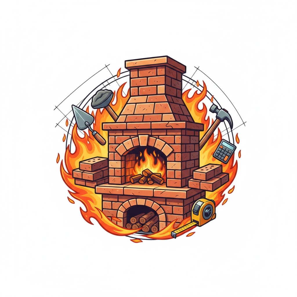 Outdoor Fireplace Brick Calculator