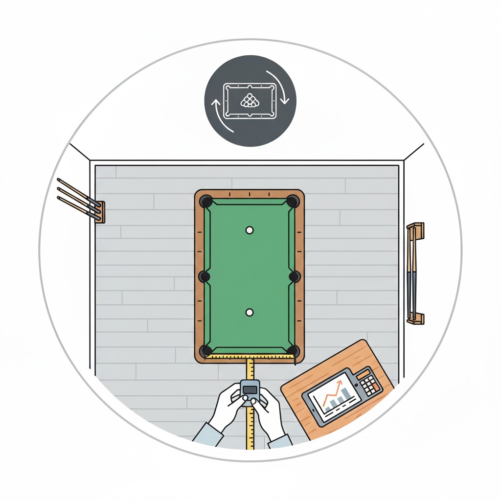Pool Table Room Clearance Tool