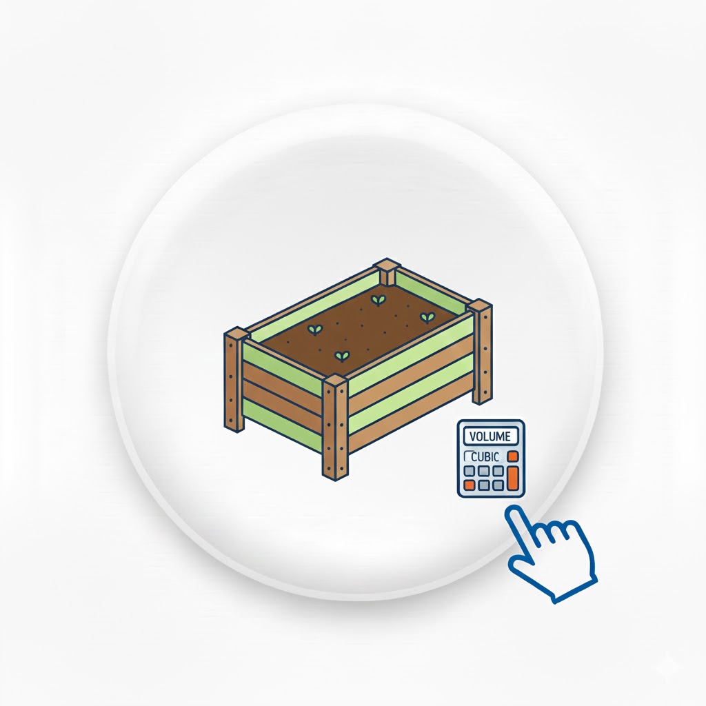 Raised Bed Soil Volume Calculator