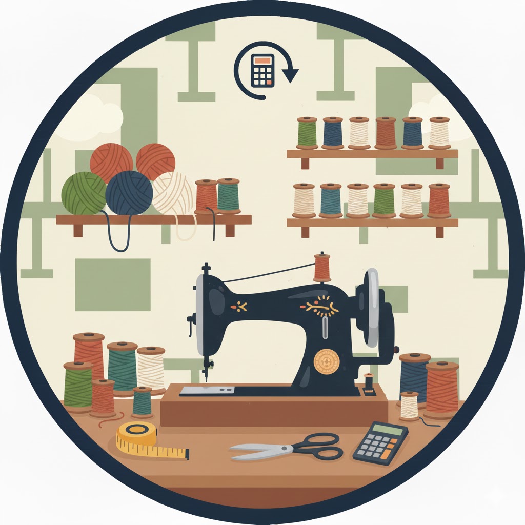 Sewing Thread Spool Quantity Calculator