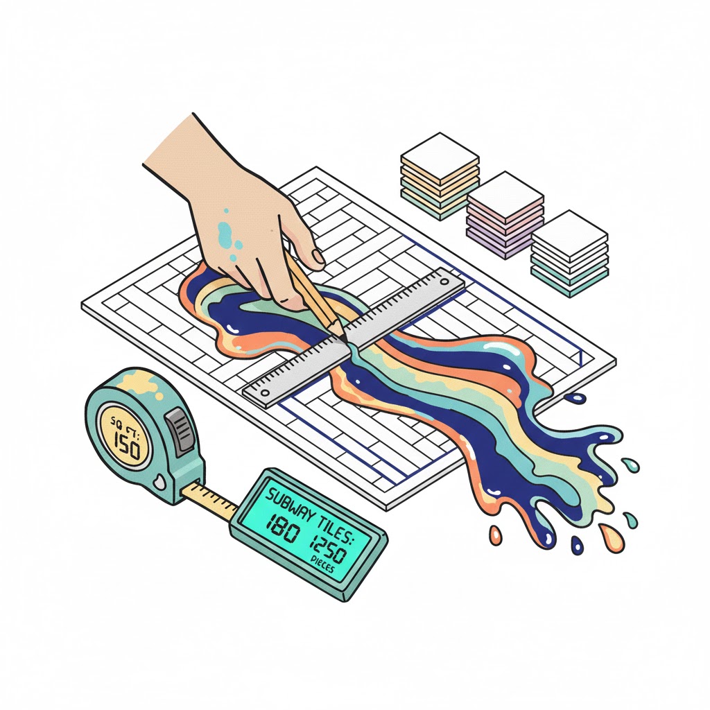 Subway Tile Quantity Calculator