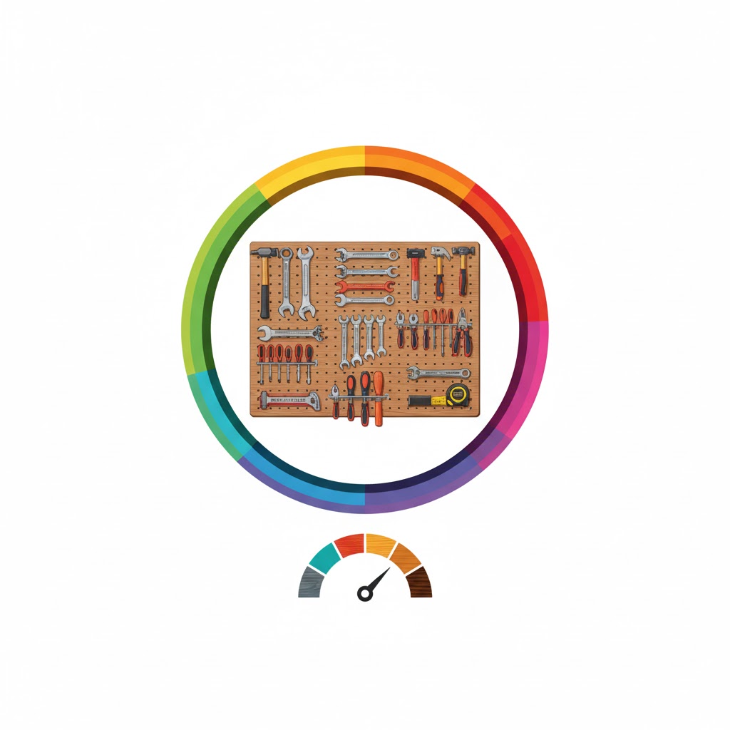 Tool Storage Pegboard Planner