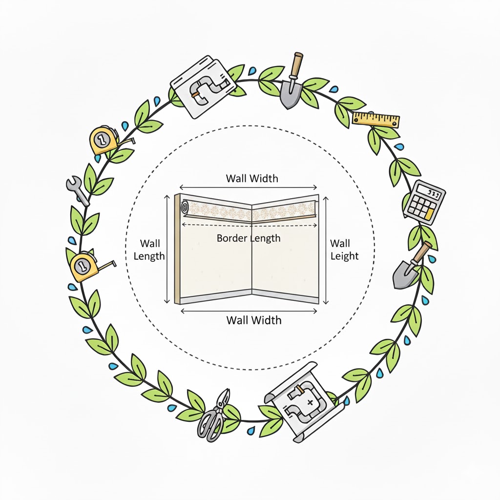 Wallpaper Border Length Tool