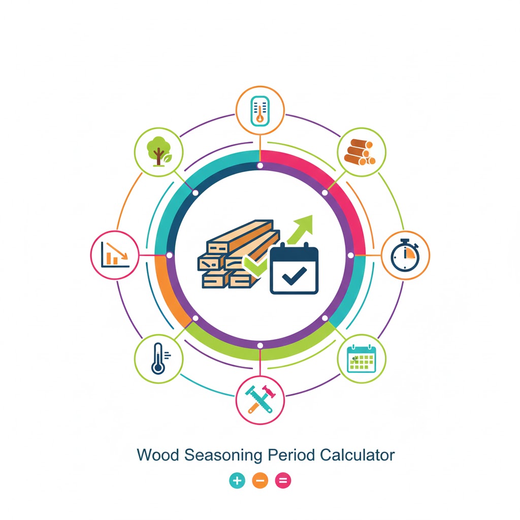 Wood Seasoning Period Calculator