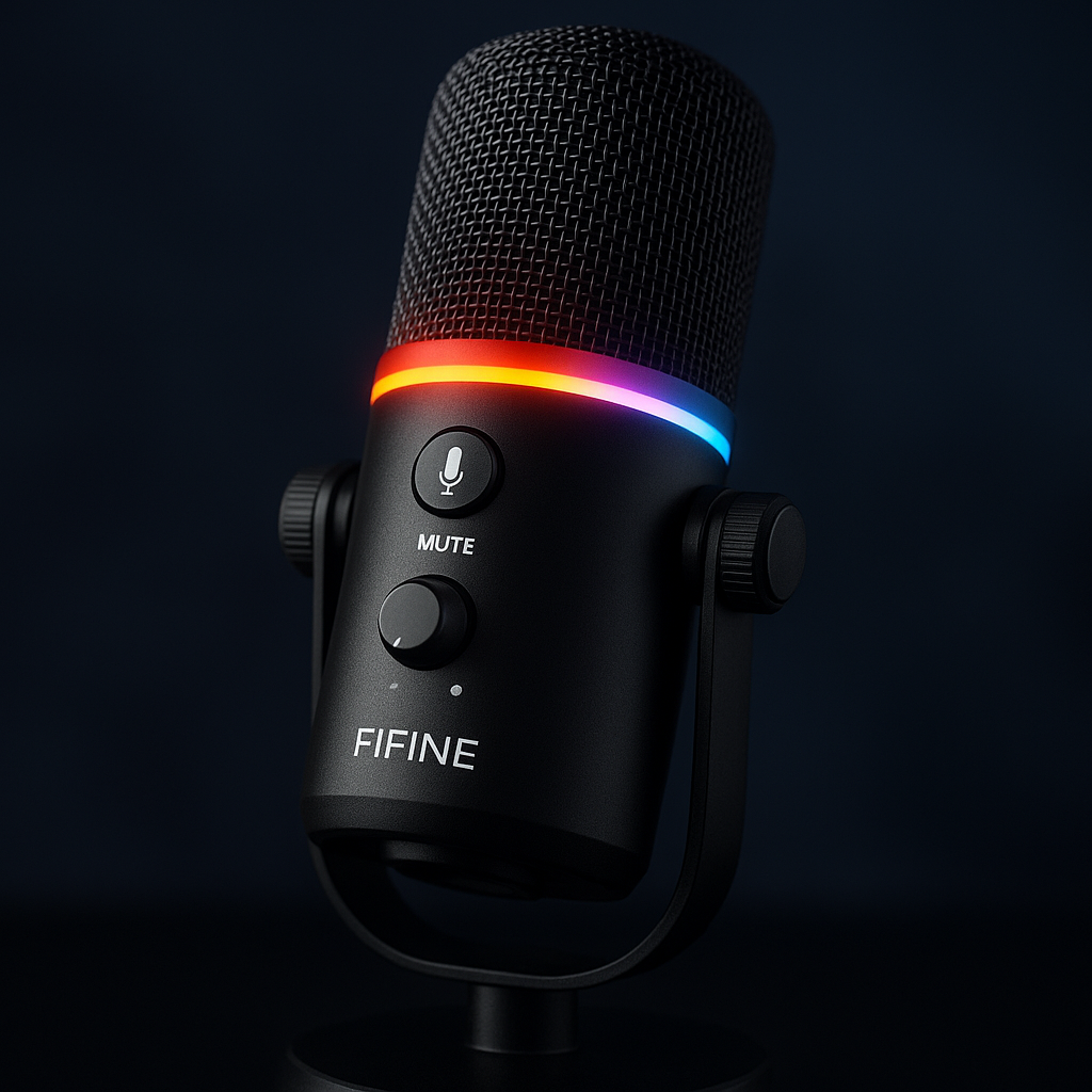 FIFINE K669B Microphone Review for Podcasting