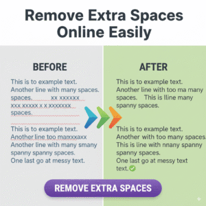 How to Remove Extra Spaces from Text online