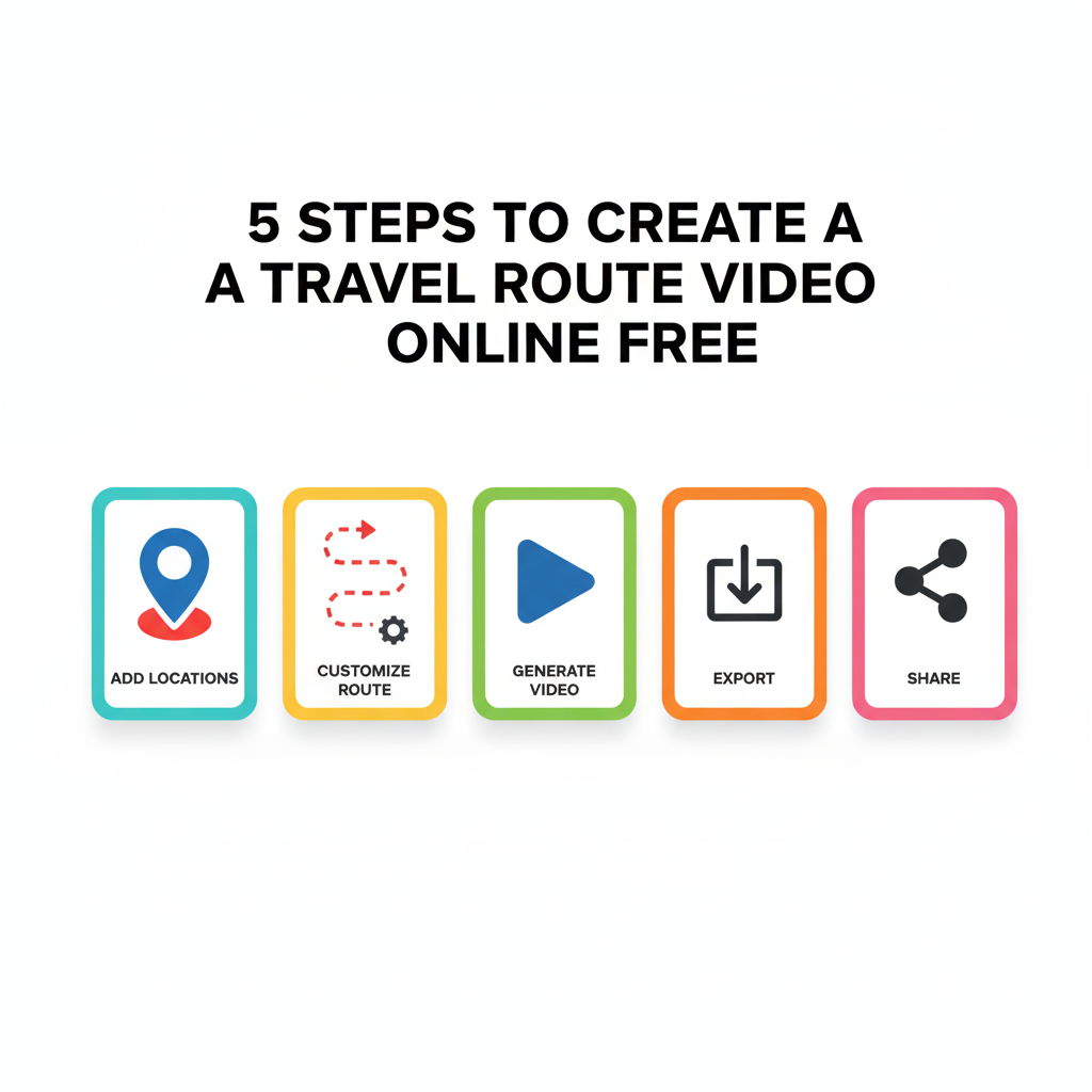 How to Create a Travel Route Video