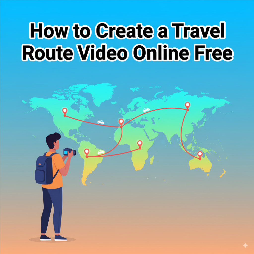 How to Create a Travel Route Video Online Free