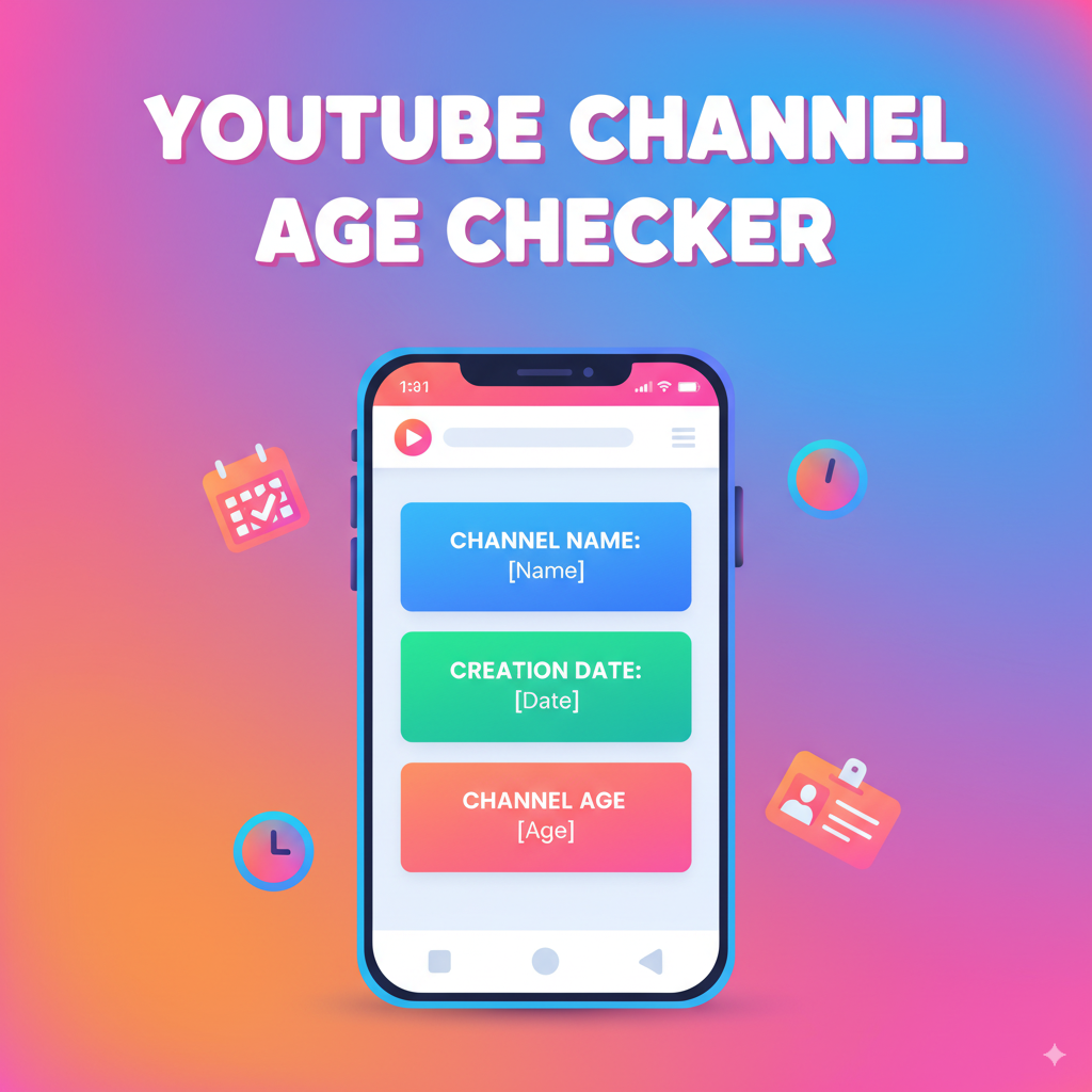 Find YouTube channel creation date