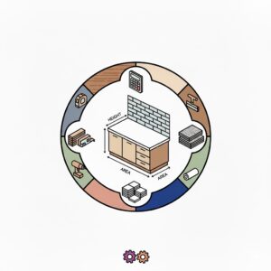 Backsplash Height and Area Calculator