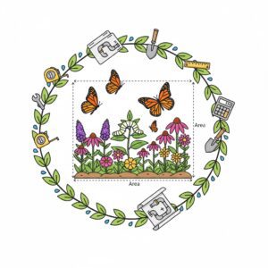 Butterfly Garden Area Calculator