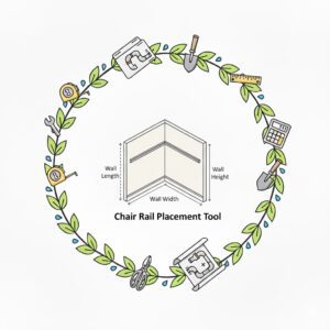 Chair Rail Placement Tool