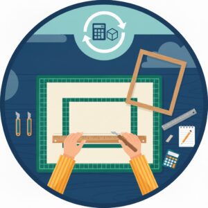 Frame Matting Cut Calculator