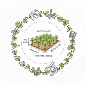 Orchard Irrigation Drip Tool