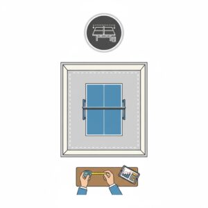 Ping Pong Table Fold Space Calculator