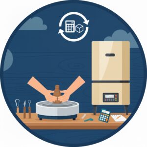 Pottery Wheel Kiln Size Calculator